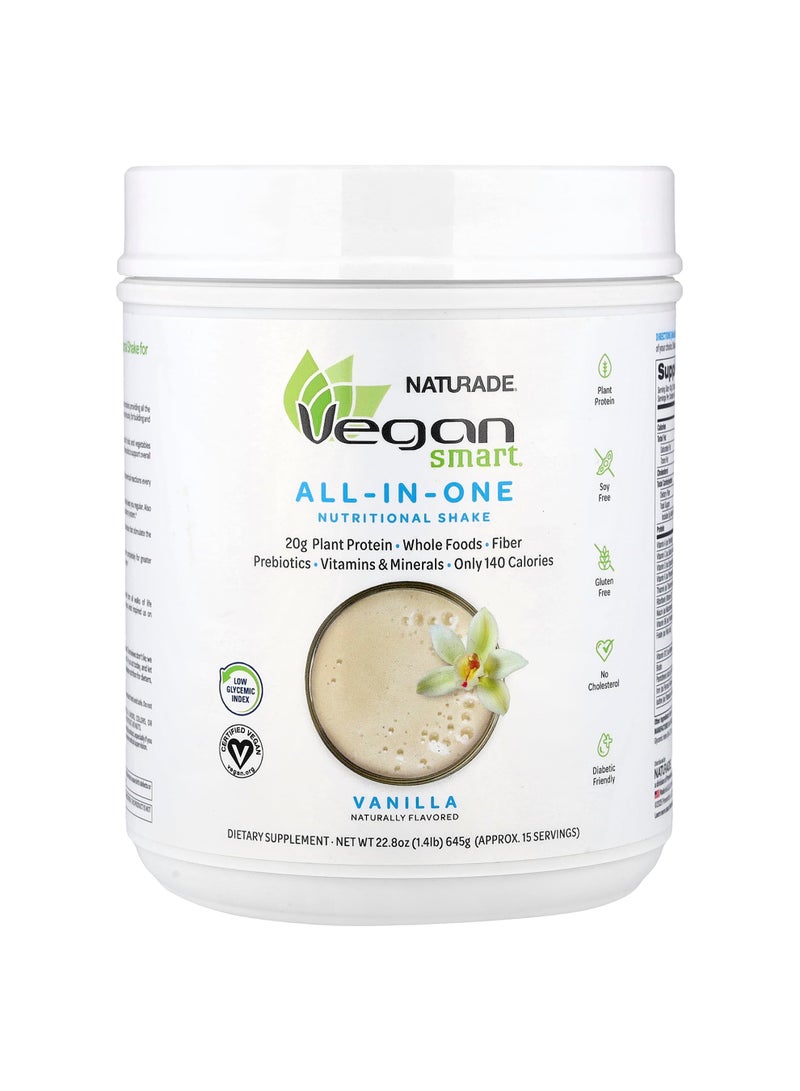 All-In-One Nutritional Shake, Vanilla, 1.4 lb (645 g)